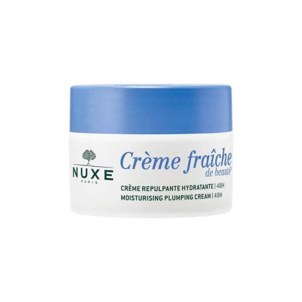 nuxe creme fraiche de beaute moisturizing plumping cream 50ml, nuxe skincare cream for normal skin Nuxe Creme Fraiche de Beaute - Moisturizing Plumping Cream | 50ml Nuxe Moisturizing Plumping Cream - 50ml nuxe, moisturizing-cream, plumping-cream, vegan-skincare, normal-skin, adult-skin-care, skin-hydration, face-cream, beauty, ai-generated