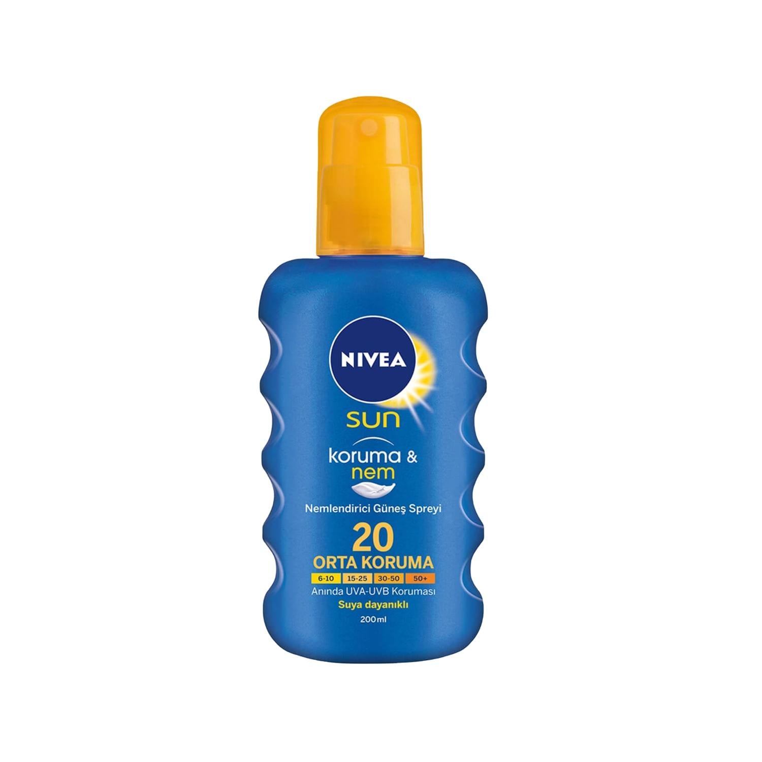 Nivea Nivea Sun Protection Sunscreen Spray SPF 20 - Moisturizing, 200 ml - Easy Application Nivea Sun Protection SPF 20 Sunscreen Spray - Moisturizing & Easy Nivea Sun Protection, Sunscreen Spray SPF 20, Moisturizing Sunscreen, 200 ml Sunscreen, Nivea Güneş Spreyi, Sunscreen Spray, SPF 20, Moisturizing, Sun Care, Skin Protection, Outdoor Essentials, Daily Skincare, Family Friendly, Easy Application, Hydrating Sunscreen
