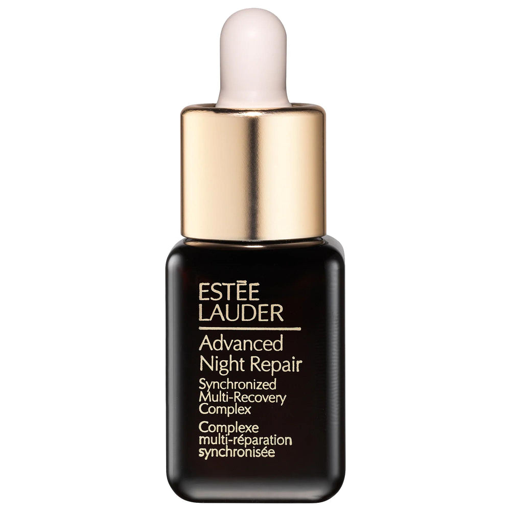 Estée Lauder Mini Advanced Night Repair Multi-Recovery Complex Serum with Hyaluronic Acid - Anti-Aging Serum for Fine Lines, Dryness, and Loss of Firmness Estée Lauder Advanced Night Repair Serum - Anti-Aging Solution Anti-Aging Serum, Night Repair Serum, Hyaluronic Acid Serum, Estée Lauder Advanced Night Repair, Multi-Recovery Complex Serum, Skincare, Fine Lines and Wrinkles, Dryness, Loss of Firmness, Antioxidant Protection, Lightweight Serum, Sensitive Skin, Cleaner Beauty, Recyclable Packaging, Mini Siz
