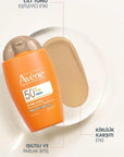 Avene Ultra Fluid Perfector SPF50+ Sunscreen - High Protection, Skin Tone Compatibility, Ultra Fluid Texture - Sunscreen