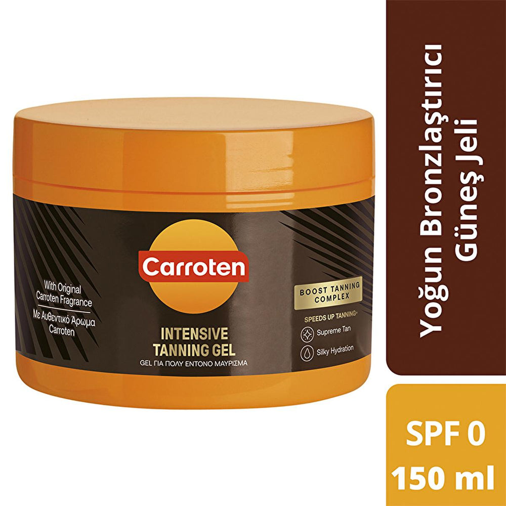 Carroten Intensive Tanning Gel: Achieve a Deep, Rapid Tan with Carrot & Coconut Oil - Bronzing, Moisturizing & Antioxidant - 150ml Carroten Tanning Gel: Get a Deep Tan with Carrot & Coconut Oil tanning gel, intensive tanning, deep tan, carrot oil tanning, coconut oil tanning gel, sun tanning lotion, bronzing gel, sun tan enhancer, sunless tanning, natural tanning oils, tanning, bronzing, carrot oil, coconut oil, vitamin A, vitamin E, moisturizer, sun tan, summer, beach, vacation, sun protection, dermatologi
