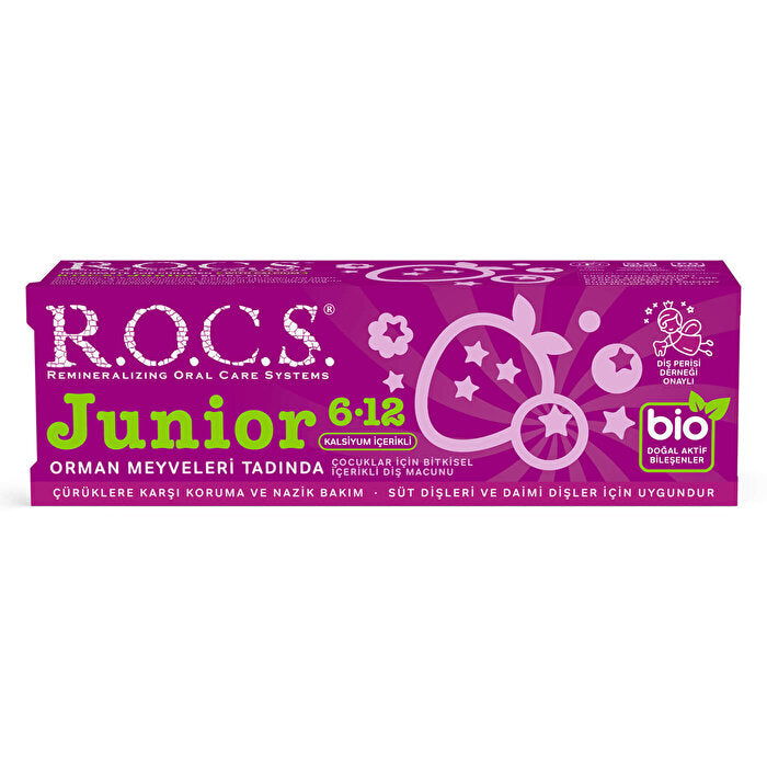 ROCS Junior 6-12 Toothpaste 60 ml / Forest Fruits - view 3