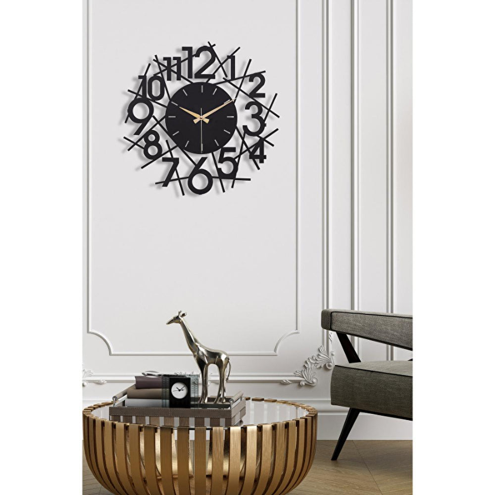 Muyika 41x41cm Modern Metal Silent Wall Clock - Large Decorative Timepiece for Home - view 7