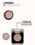 Flormar Mono High-Pigment Shimmer Eyeshadow 4g