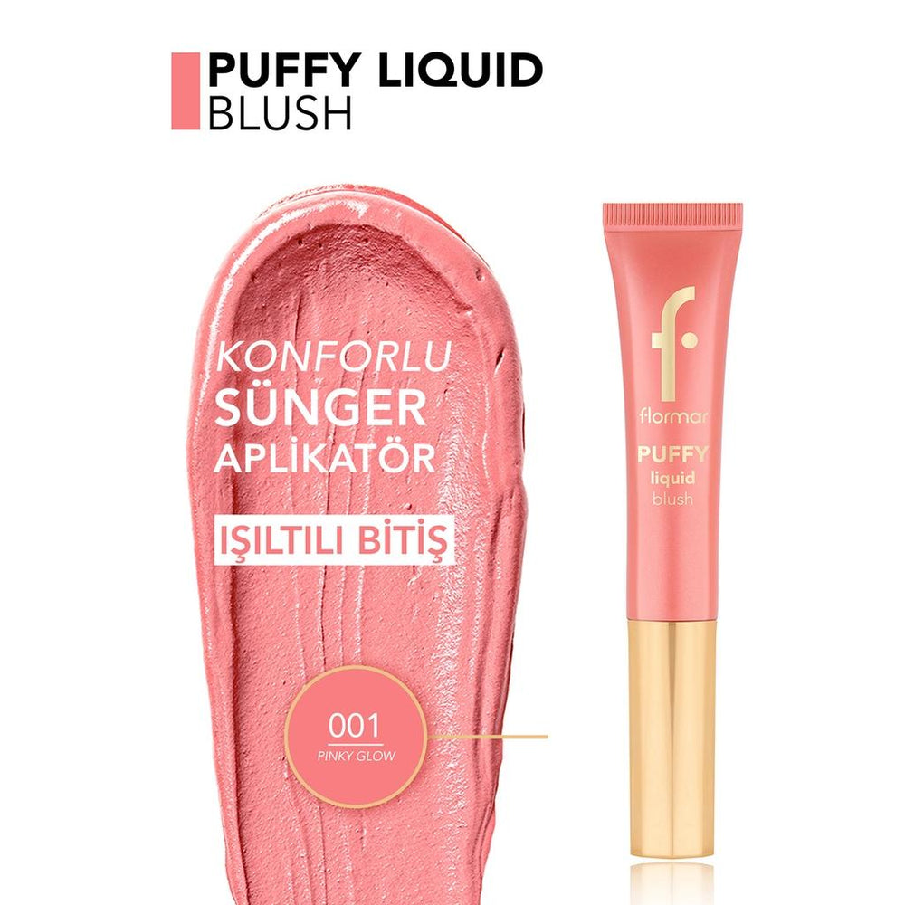 Flormar Puffy Liquid Blush 001 Pinky Glow 10ml