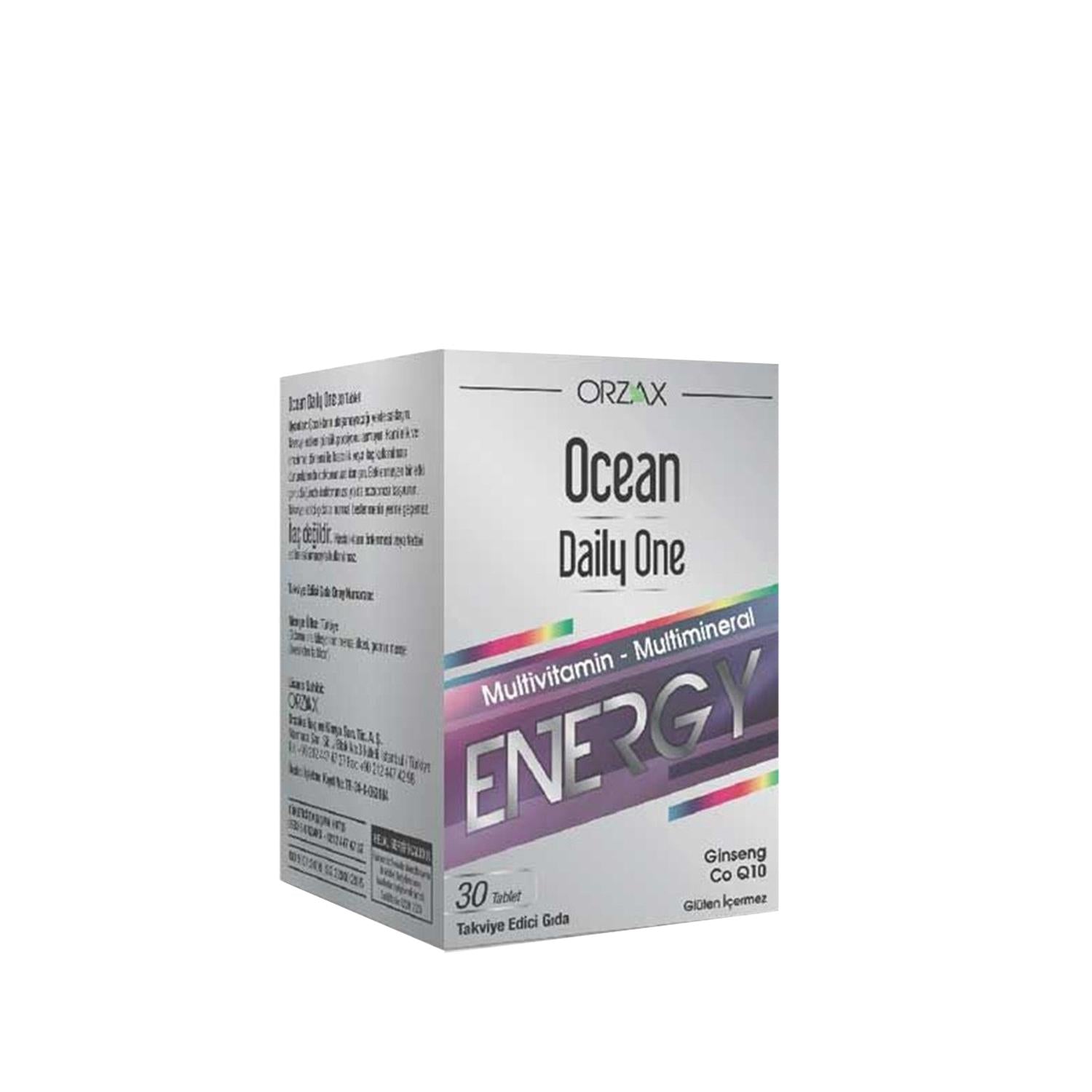Orzax Ocean Daily One Energy - 30 Tablets | Multivitamin & Mineral - image 7