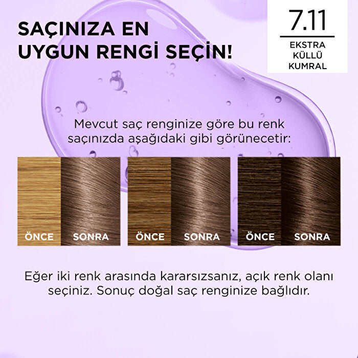 L'Oreal Paris Excellence Cool Creme Hair Color 7.11 - Extra Ash Brown | 100% Gray Coverage - view 7