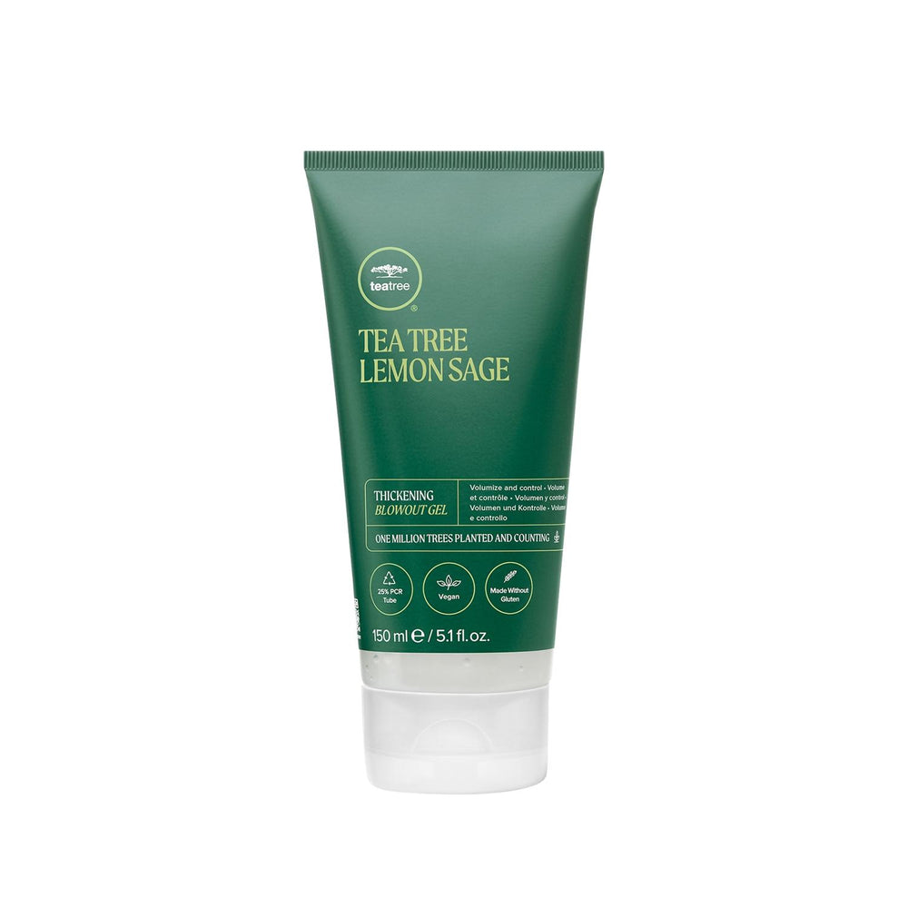 Tea Tree Lemon Sage Blowout Gel for Voluminous Hair 150 ml