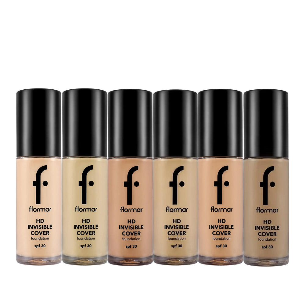 Flormar Invisible Cover HD Foundation - Lightweight, SPF30 Sun Protection & Semi-Matte Finish Flormar Invisible Cover HD Foundation - SPF30 & Lightweight Flormar Foundation, Invisible Cover HD, SPF30 Foundation, Lightweight Foundation, Semi-matte Finish Foundation, Foundation Makeup, Cosmetic Coverage, Sun Protection, Everyday Wear, Natural Glow, Flawless Complexion, HD Coverage, Makeup Essentials, Beauty Products, Skincare, Makeup, Cosmetics
