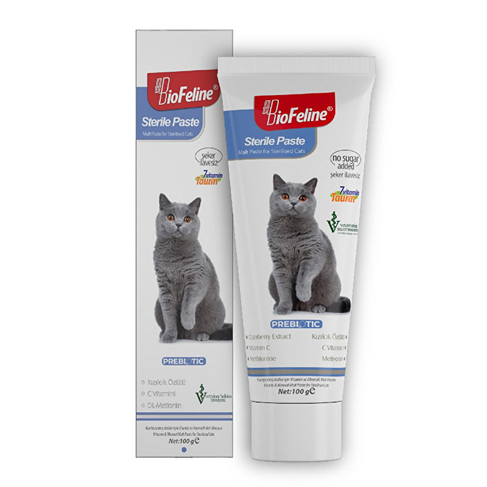 Biofeline Cat Multivitamin Paste for Feline Health & Wellness - 100g - Vitamin & Supplement