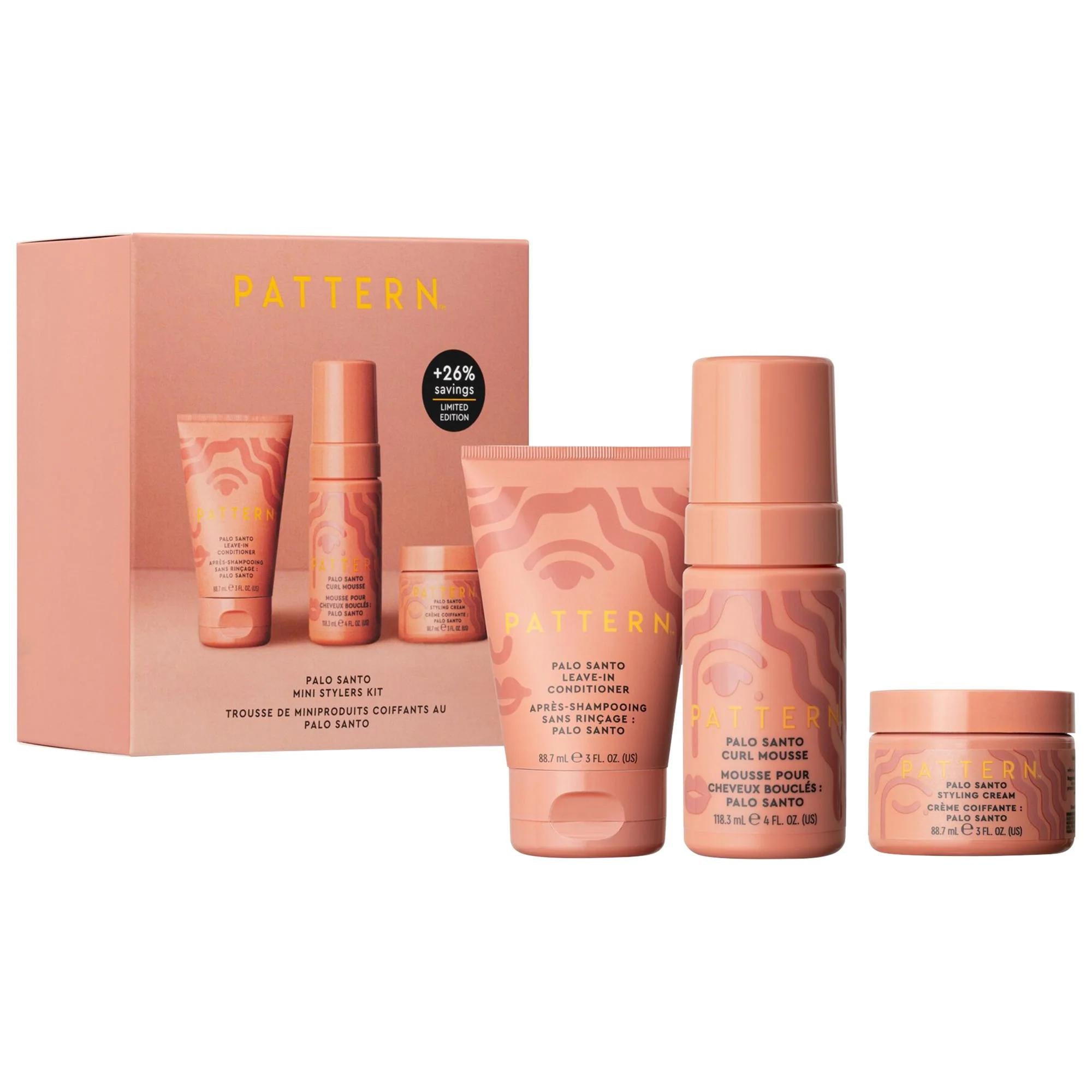 Palo Santo Mini Hair Styling Kit: Travel-Size Curl Definition, Frizz Control & Moisturizing for Curly & Coily Hair - Cruelty-Free Palo Santo Hair Kit: Curl Definition & Frizz Control curly hair styling kit, coily hair products, Palo Santo hair scent, travel size hair kit, leave-in conditioner for curls, curl mousse for curly hair, styling cream for coily hair, frizz control hair products, moisturizing hair kit, cruelty-free hair products, curly girl method, wavy hair, type 3 hair, type 4 hair, natural hair 