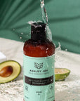 Ashley Joy Anti-Frizz Shampoo: Tame Frizzy Hair with Avocado Oil Moisture | Smoothing, Hydrating Formula (400ml / 13.53 fl oz) Ashley Joy Anti-Frizz Shampoo - Smooth & Hydrate Frizzy Hair Anti-frizz shampoo, Frizzy hair shampoo, Smoothing shampoo, Avocado oil shampoo, Moisturizing shampoo for frizzy hair, Hair smoothing shampoo, Shampoo for unruly hair, Ashley Joy shampoo, Best anti-frizz shampoo, Shampoo for dry frizzy hair, anti frizz, frizzy hair, smoothing, avocado oil, moisturizing, dry hair, unruly ha