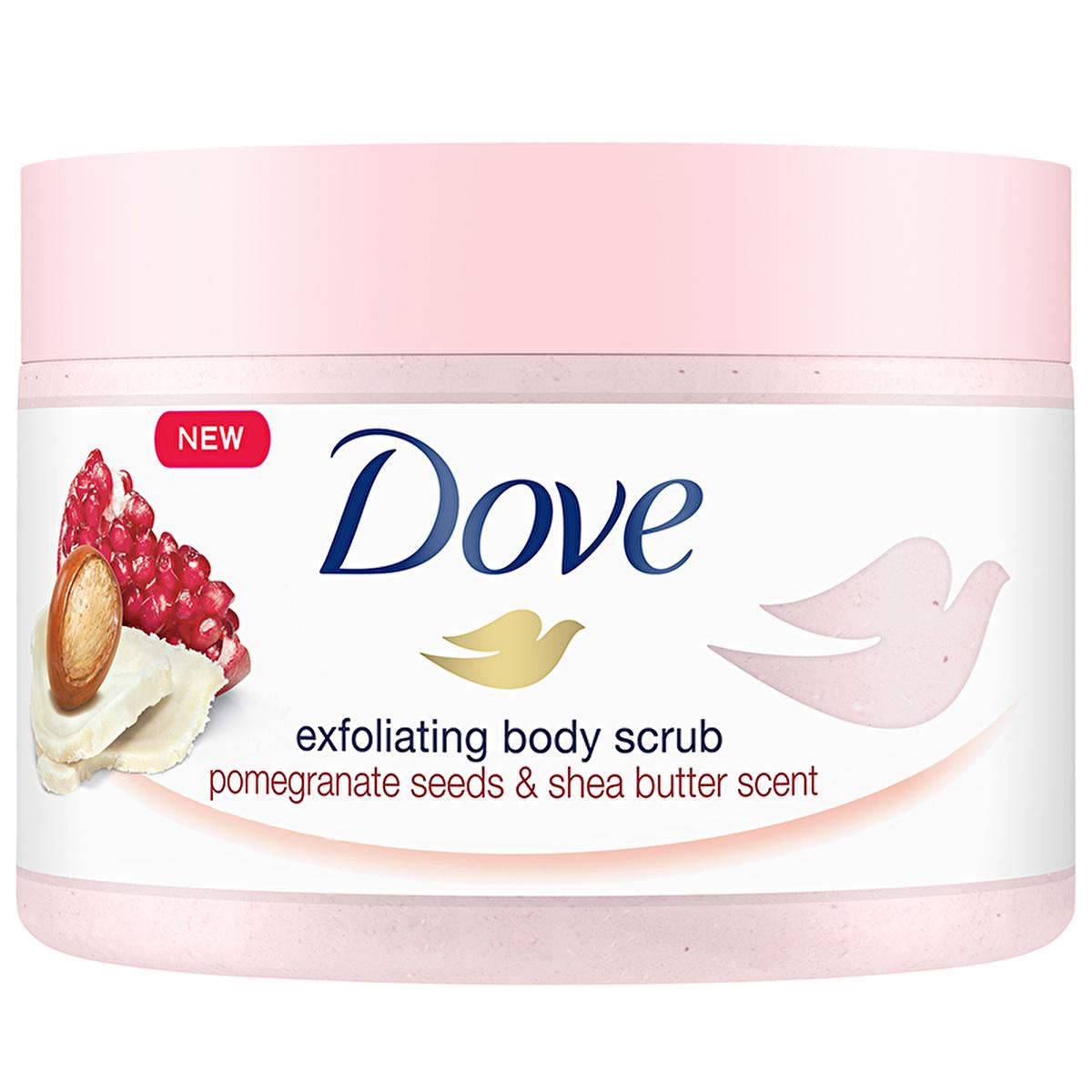 dove body scrub with pomegranate and shea oil, 225ml dove body scrub packaging, smoothing and hydrating dove body scrub Dove Body Scrub - Pomegranate & Shea Oil for Glowing Skin | 225 ml Dove Body Scrub Pomegranate & Shea Oil 225 ml dove, body-scrub, pomegranate, shea-oil, skin-care, exfoliation, moisturizing, spa, luxury-showers, ai-generated