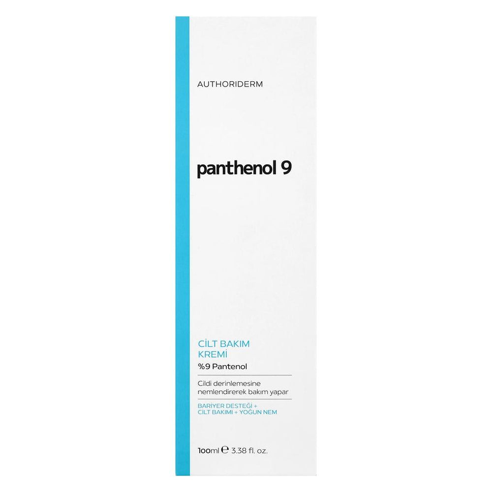 Authoriderm Panthenol 9% Skin Care Cream Soothing Moisturizer 100 ml