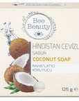 Bee Beauty Coconut Soap for Skin Care - Natural Moisturizing Soap with Coconut Oil Benefits - Soap