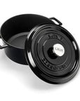 LAVA Cast Iron Cookware Pot - 28cm Enamel Coated Large Capacity Cooking Pot for Family Gatherings - view 4