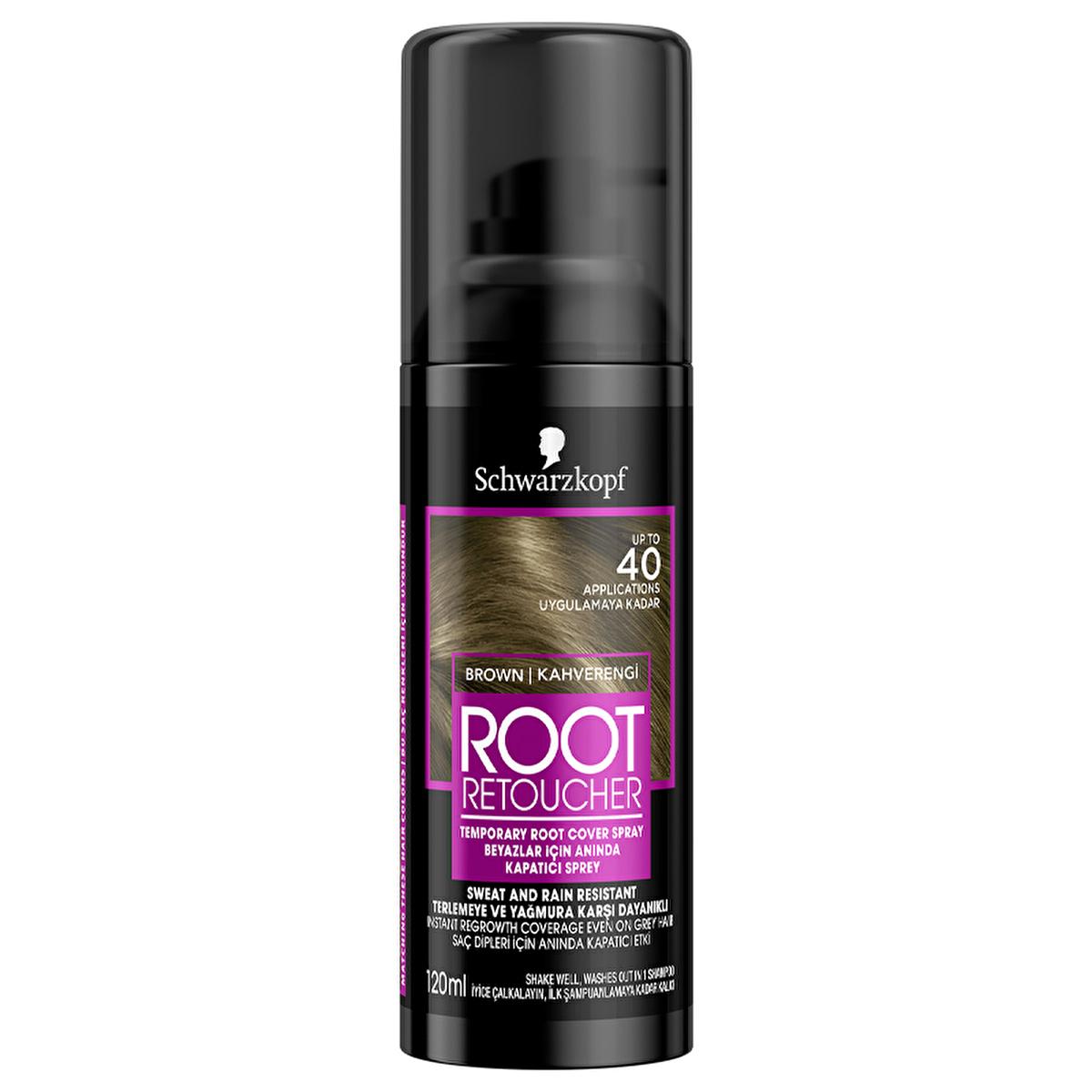Root Retoucher Hair Color Touch-Up Spray - Instant Gray Root Coverage, 4.06 fl oz Instant Gray Root Coverage Spray - Root Retoucher root touch-up spray, gray hair cover-up, temporary hair color, hair color spray, root retoucher, hair dye, root cover, gray root concealment, instant hair color, hair touch-up, cosmetic, beauty, hair care, color correction, hair color maintenance