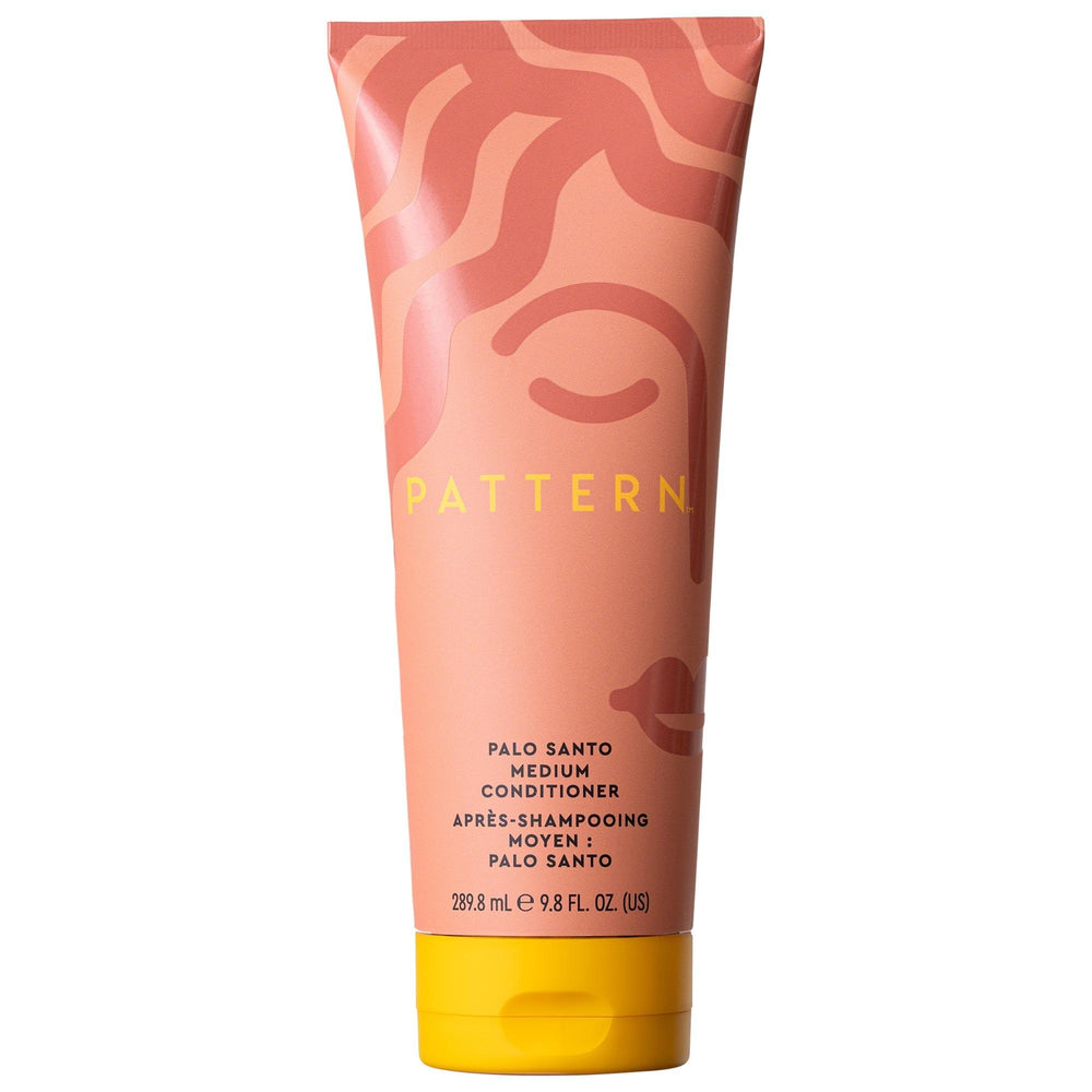 PATTERN Palo Santo Medium Conditioner with Biotin for Curly & Coily Hair - Moisturizing, Sulfate-Free, Curl-Enhancing PATTERN Curly Hair Conditioner - Moisturizing & Sulfate-Free curly hair conditioner, coily hair care, moisturizing conditioner, sulfate-free conditioner, natural hair products, curl-enhancing conditioner, hydrating hair conditioner, curly hair care, coily hair products, hair hydration, PATTERN beauty, biotin conditioner, color-safe conditioner, olive oil hair care, jojoba oil benefits, cruel