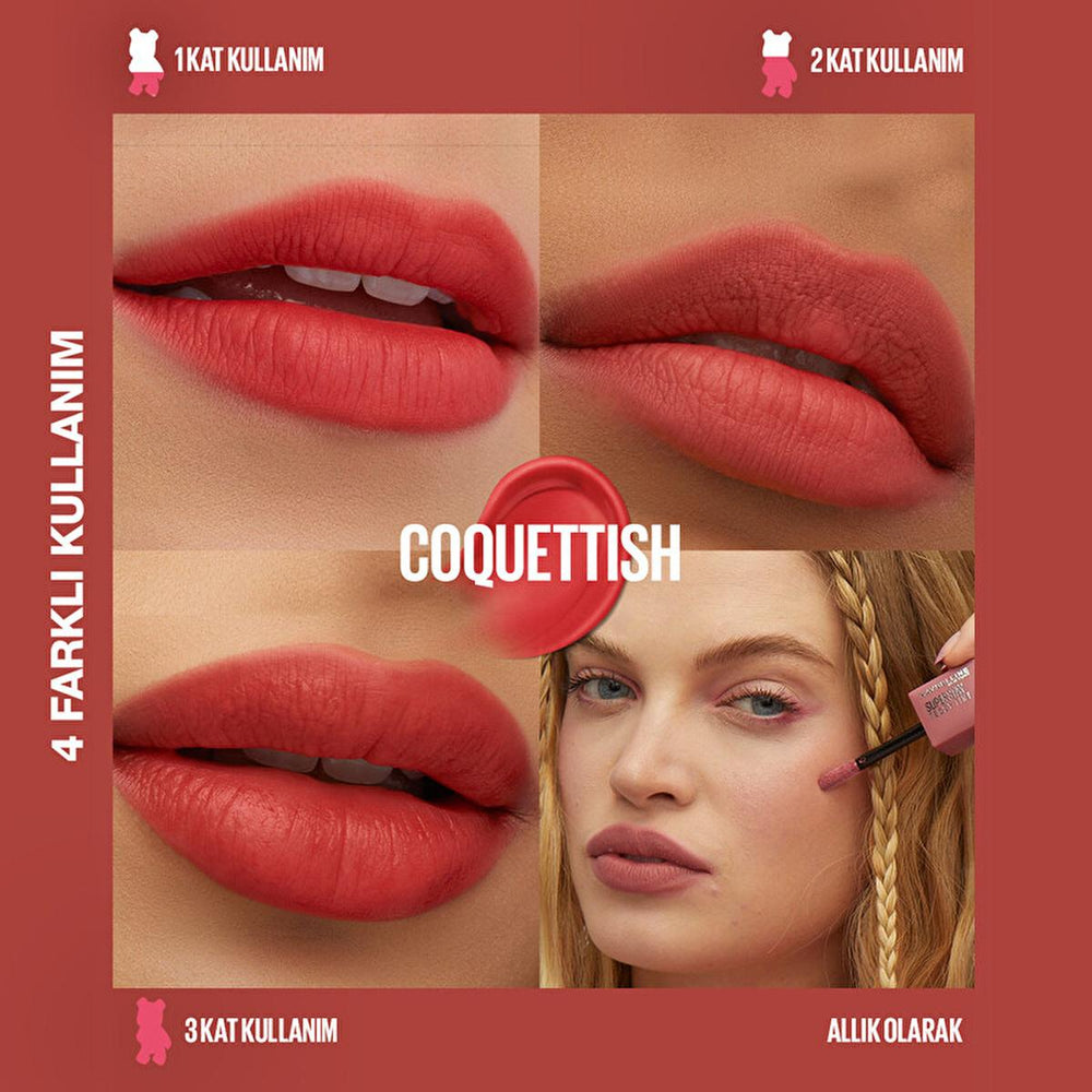 Maybelline Super Stay Teddy Tint: Long-Lasting Liquid Matte Lip & Cheek Stain - Buildable Color, All-Day Wear Maybelline Teddy Tint: Long-Lasting Matte Lip & Cheek Stain Maybelline lip tint, Super Stay Teddy Tint, long lasting matte lip tint, liquid matte lipstick, buildable lip color, lip and cheek tint, pofuduk dudaklar, matte lip stain, long wear lip color, teddy tint lipstick, lip tint, matte lipstick, long-lasting lipstick, buildable coverage, versatile makeup, multi-purpose makeup, lip stain, cheek st