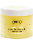 Ziaja Lemon Cake Sugar Body Scrub for Smooth Skin 300 ml