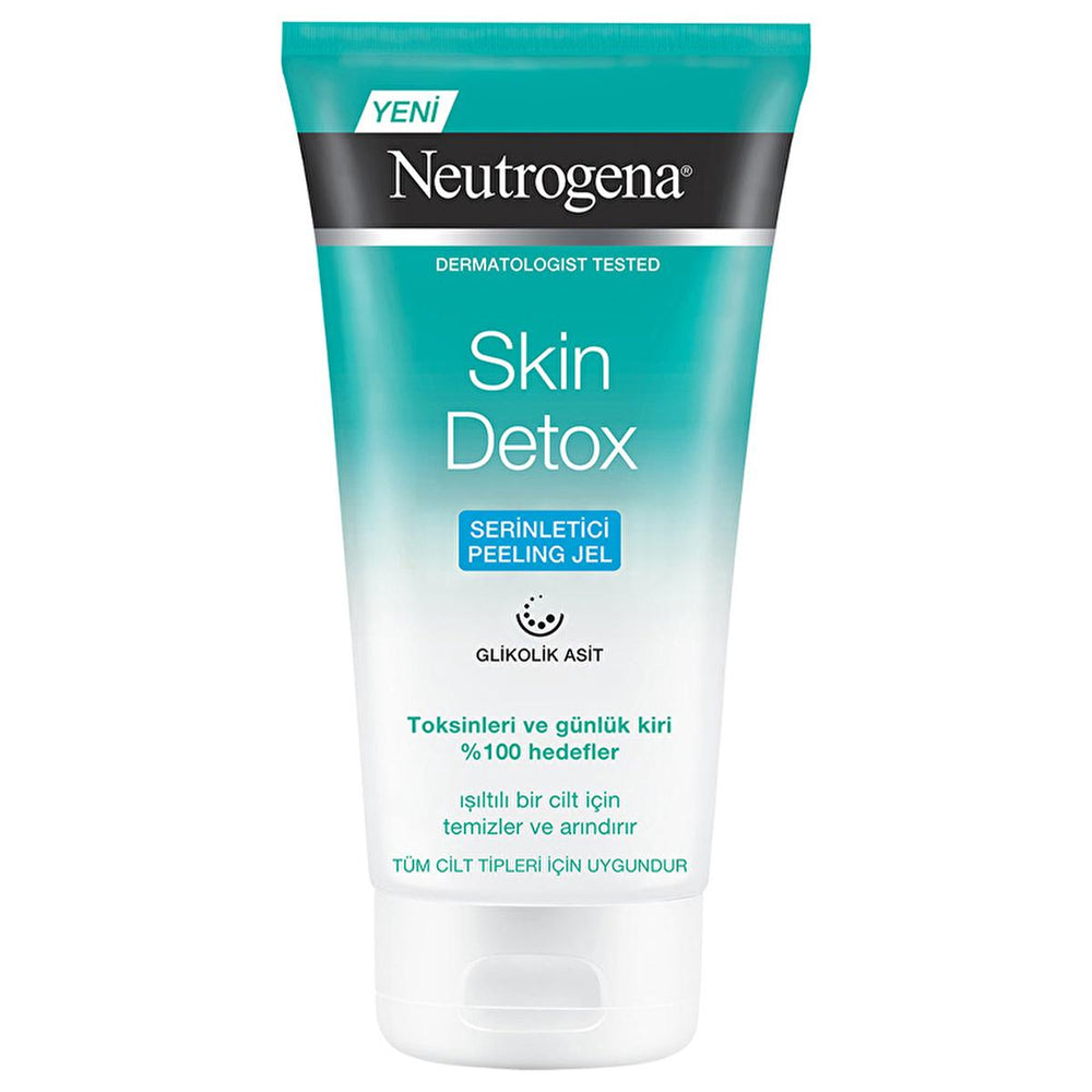 Neutrogena Exfoliating Face Cleanser with Glycolic Acid - Refreshing Gel Formula, Non-Comedogenic, 5.07 fl oz - Cleanser