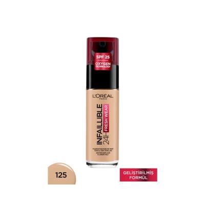 Loreal Paris Infaillible 24H Fresh Wear Foundation - Natural Rose Shade, Long Lasting Flawless Coverage Makeup - view 7