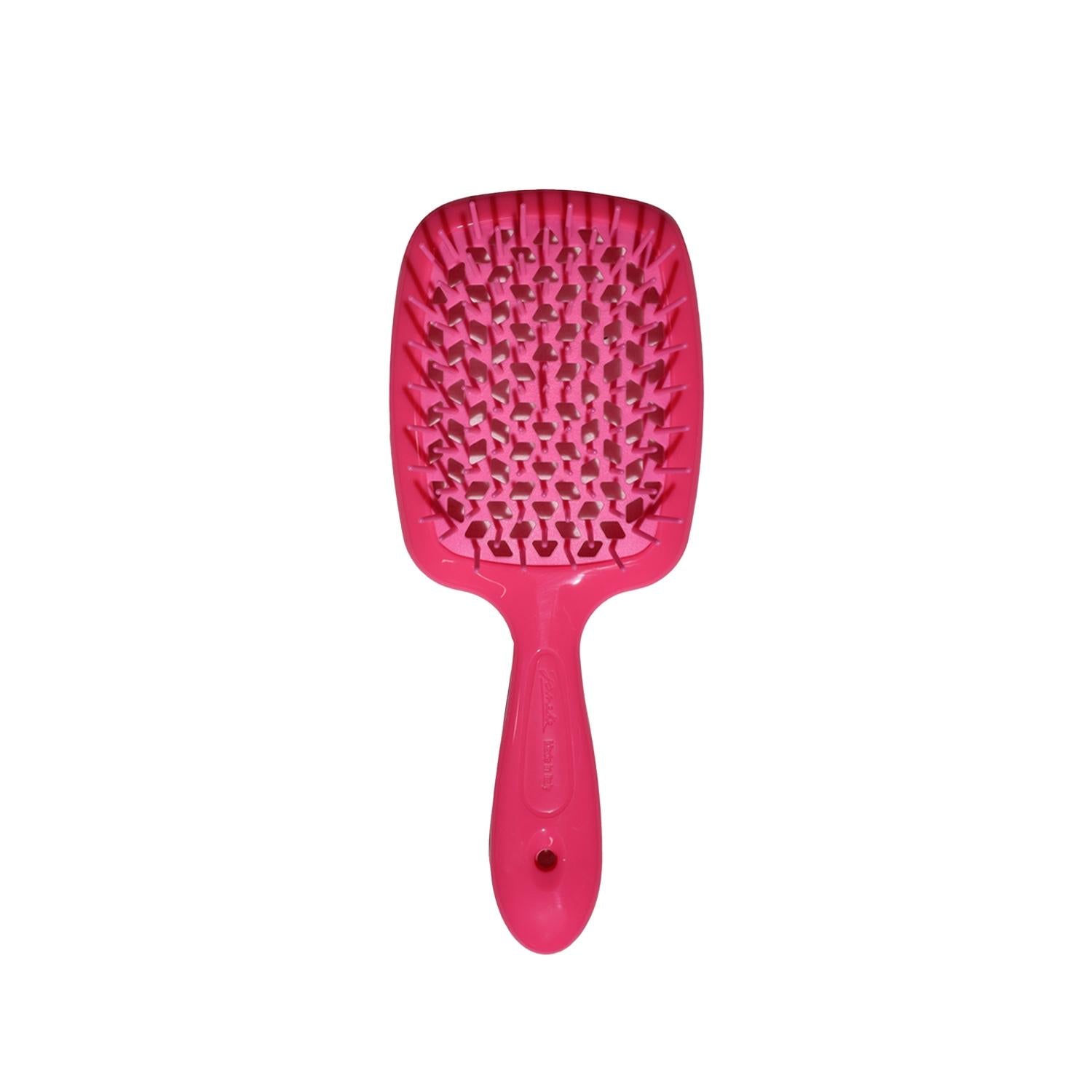 Janeke Superbrush Detangling Hair Brush Neon Pink 1 pc