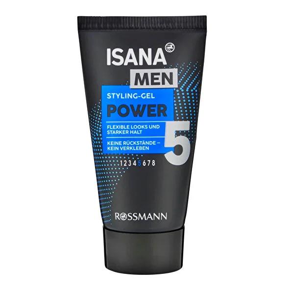 Isana Men Power 5 Hair Styling Gel - Strong Hold, Non-Sticky, Travel Size for Men Isana Men Power 5 Hair Gel - Strong Hold, Non-Sticky Hair Styling Gel, Men's Hair Gel, Strong Hold Hair Gel, Non-Sticky Hair Gel, Travel Size Hair Gel, Men's Grooming, Hair Care, Styling Products, Isana Men, Grooming Essentials
