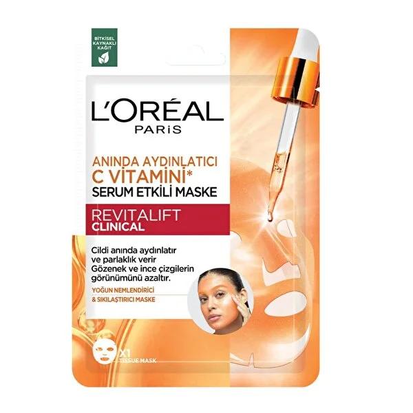 L'Oréal Paris Revitalift Clinical Vitamin C Brightening Face Mask - Hydrating, Salicylic Acid, Brightens Skin Tone L'Oréal Paris Vitamin C Brightening Face Mask - Hydrating & Salicylic Acid Vitamin C face mask, Salicylic Acid skincare, Brightening face mask, Hydrating mask, Revitalift Clinical face mask, skincare, face masks, brightening skincare, hydration, L'Oréal Paris, skincare routine, anti-aging, pore refining, clinically tested, skincare products