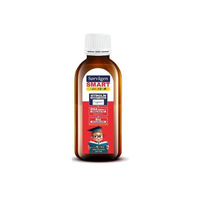 Sorvagen Smart Kids Liquid Dietary Supplement for Children - 5.07 fl oz, Citicoline, DHA Omega 3, Vitamin B12 Sorvagen Smart Kids Liquid Supplement - Citicoline & DHA Omega 3 children's dietary supplement, liquid fish oil, citicoline for kids, DHA Omega 3 supplement, Vitamin B12 for children, gluten-free dietary supplement, sugar-free health product, kids nutrition, cognitive development, natural supplements, hypoallergenic products, Norwegian fish oil, orange flavor, dietary support for kids