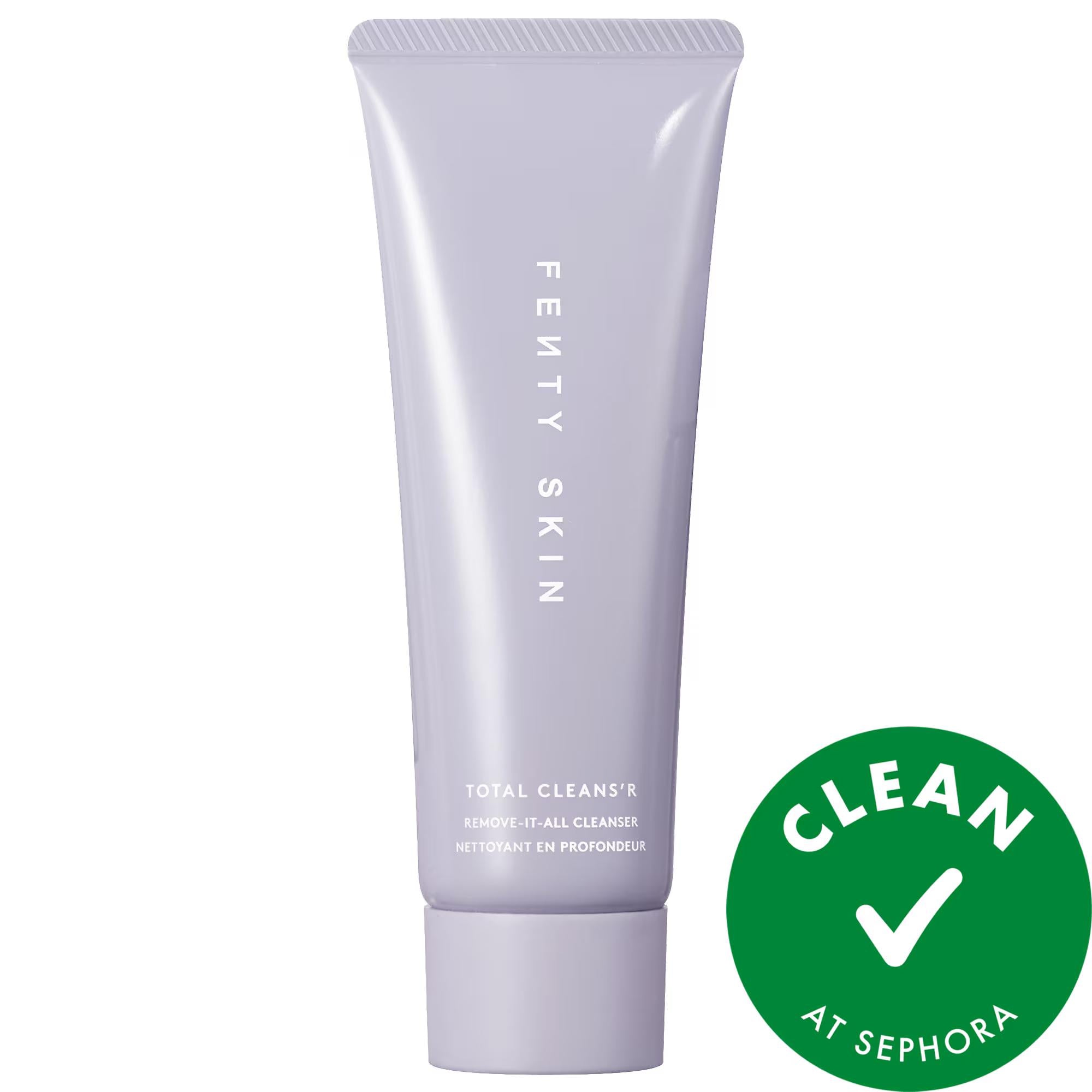 Total Cleans'r Remove-It-All Facial Cream Cleanser with Barbados Cherry - Gentle, Vegan, and Gluten-Free Skincare Total Cleans'r Cream Cleanser - Gentle & Vegan Skincare facial cleanser, cream cleanser, vegan skincare, gluten-free skincare, natural skincare, Barbados Cherry cleanser, gentle cleanser, non-stripping cleanser, skincare for sensitive skin, cruelty-free skincare, antioxidant-rich skincare, brightening skincare, clarifying skincare, protective skincare