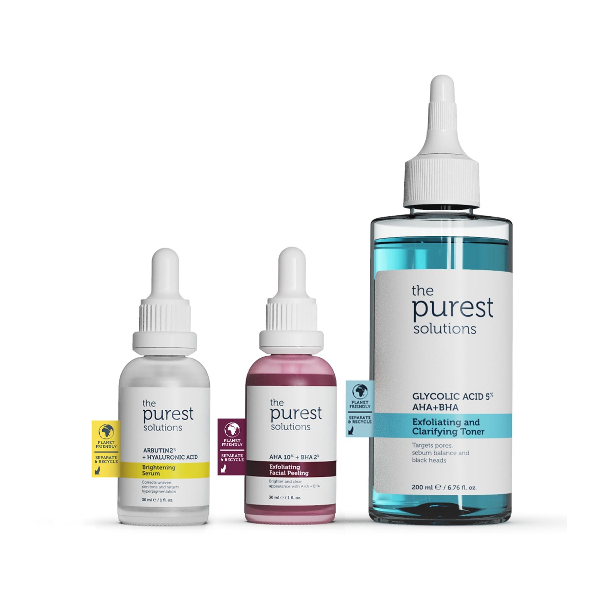 The Purest Solutions Skin Care Set - Stain Prevention, Brightening & Pore Tightening for Hyperpigmentation The Purest Solutions Skin Care Set - Brighten & Tighten Pores skin care set, stain prevention skincare, brightening skincare, pore tightening skincare, skincare routine products, hyperpigmentation treatment, skincare for women, skincare for men, brightening skin, pore minimizer, stain remover, skincare essentials, beauty products, skincare routine, skincare solutions