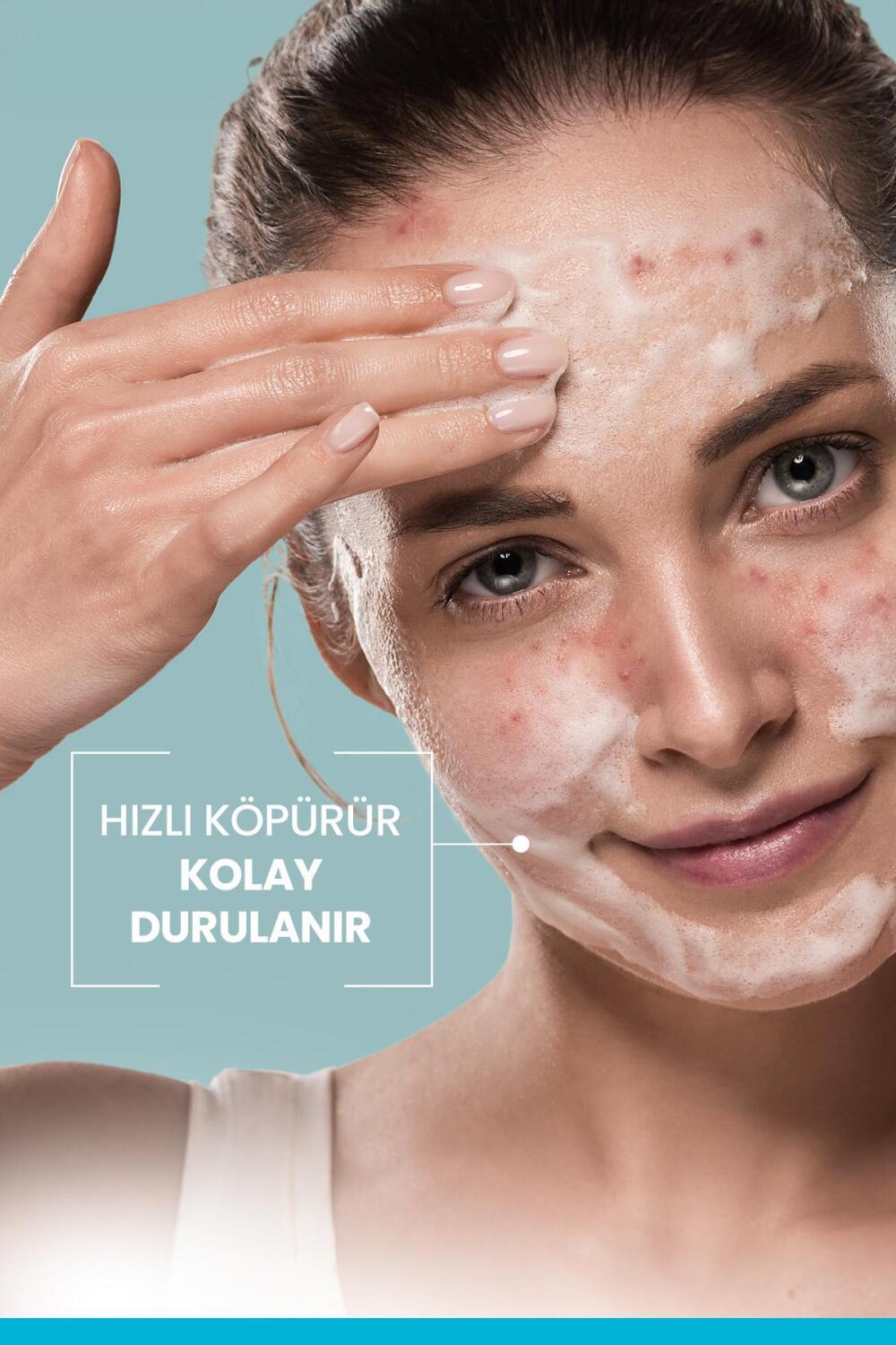 Ducray Keracnyl Foaming Gel 400ml - Acne Treatment Cleansing Gel for Oily Skin - image 12