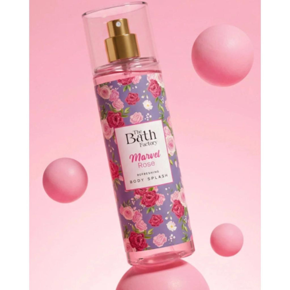 The Bath Factory Marvel Rose Body Mist for Women 200 ml