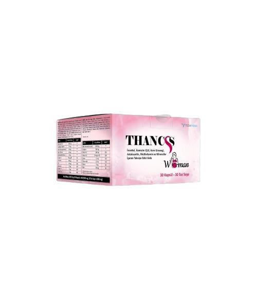Thancss Women Dietary Supplement - Multivitamin with Antioxidants & Herbal Extracts Thancss Women Multivitamin Supplement Women's dietary supplement, Multivitamin for women, Nutritional supplement with antioxidants, Herbal extract supplement, Dietary support for women's health, Women's health supplement, Antioxidant supplement, Vitamin and mineral supplement, Health and wellness supplement