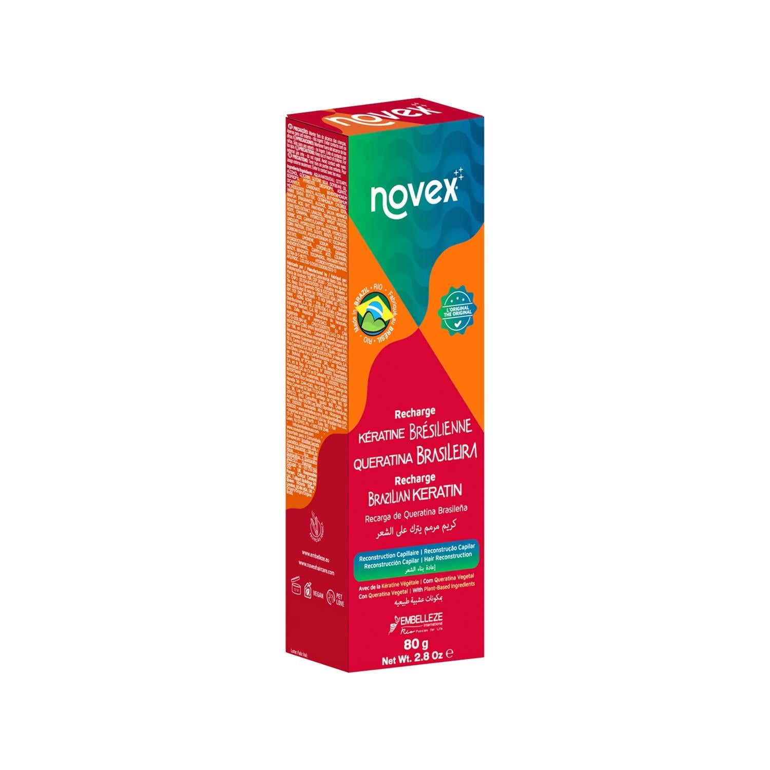 Novex Brazilian Keratin Leave-In Conditioner for Dry Hair 80g
