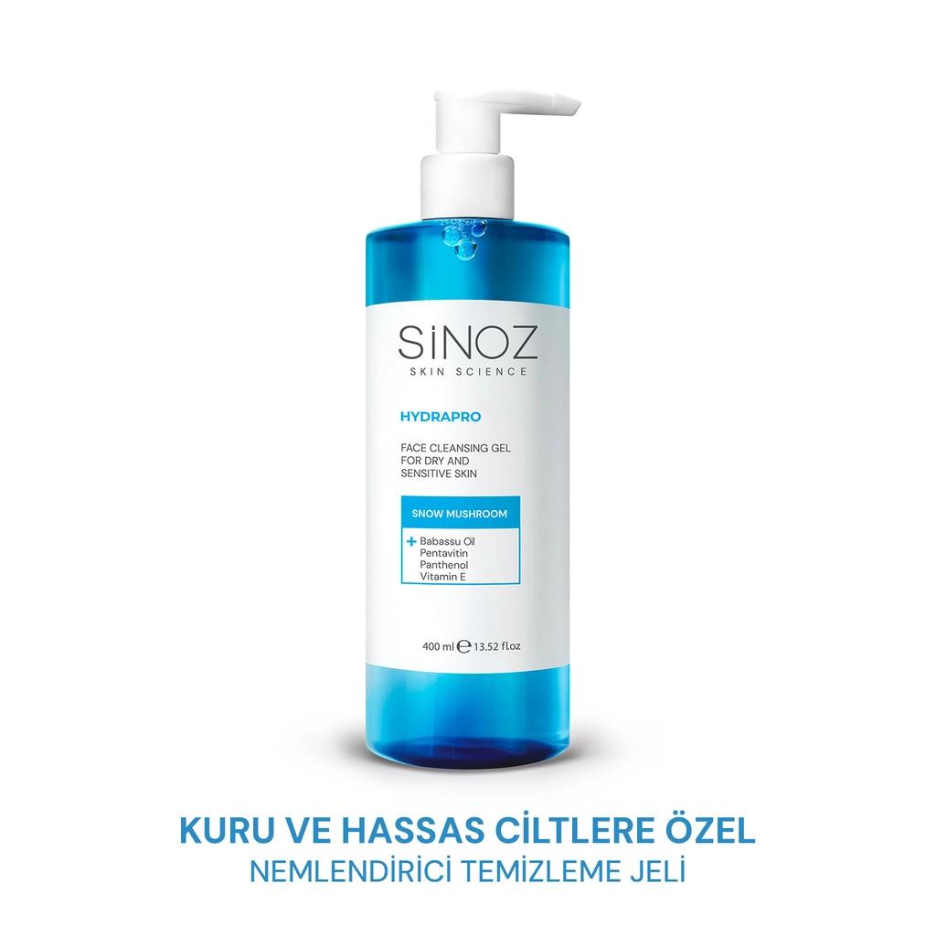 Sinoz Face Wash Gel for Dry &amp; Sensitive Skin 400 ml