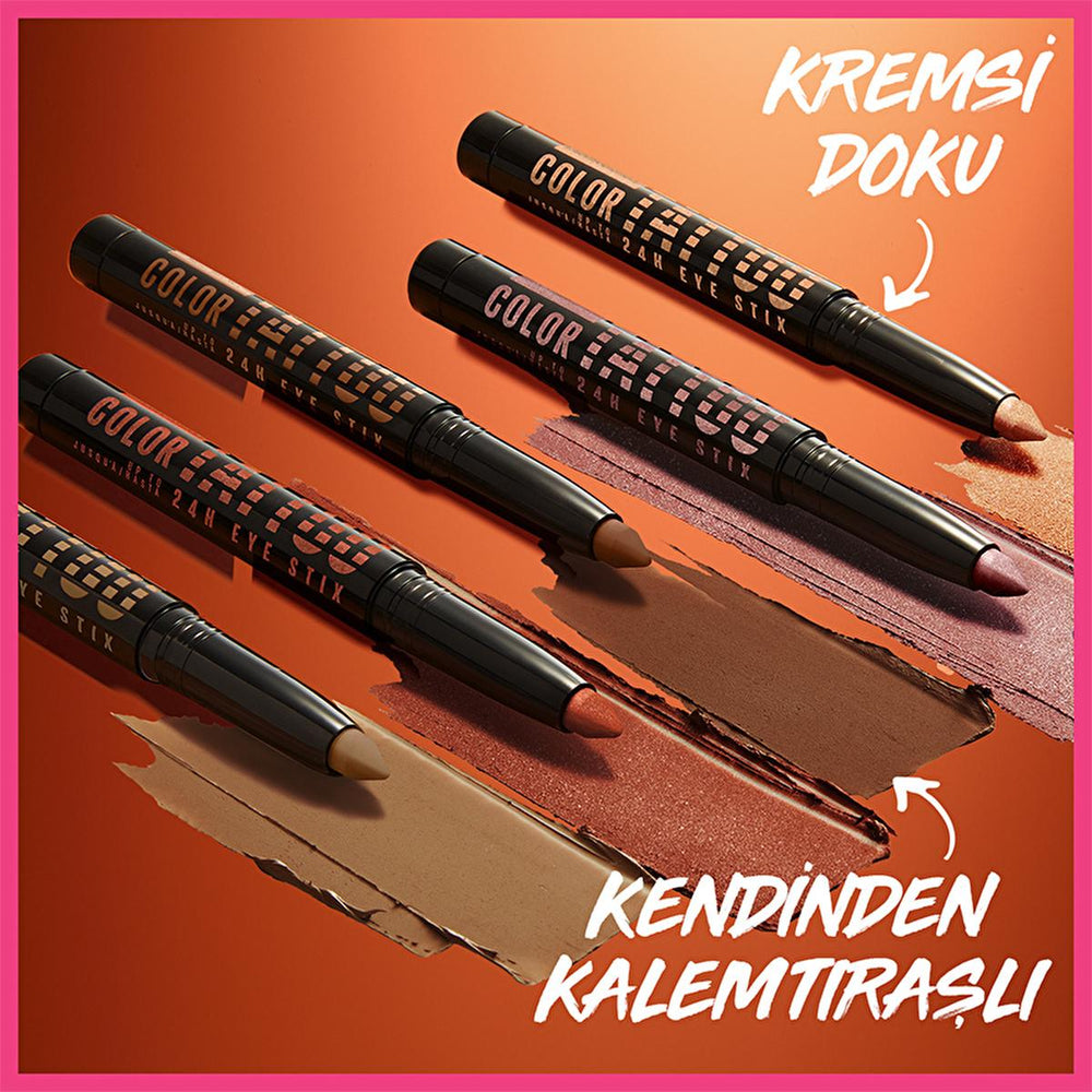 Maybelline Color Tattoo: Long-Lasting Cream Eyeshadow - Waterproof, Smudge-Proof, Intense Color - Gel Eye Shadow Maybelline Color Tattoo: Long-Lasting Cream Eyeshadow cream eyeshadow, long-lasting eyeshadow, waterproof eyeshadow, smudge-proof eyeshadow, Maybelline Color Tattoo, jel göz farı, intense color eyeshadow, creamy eyeshadow stick, eyeshadow, eye makeup, vibrant colors, long-lasting makeup, smudge-resistant, water-resistant, easy application, multi-purpose, makeup enthusiasts, eye color, cosmetics, 