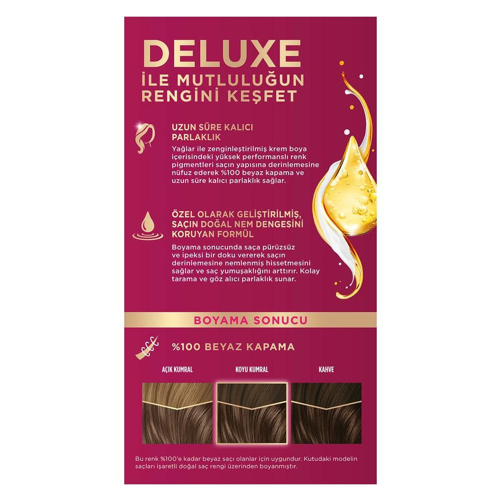 Palette Deluxe Ash Chocolate Brown Hair Dye 611 115 ml