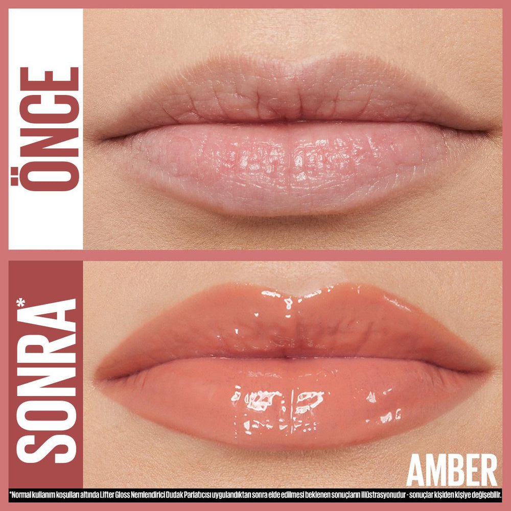 Maybelline New York Lifter Gloss - Hyaluronic Acid Lip Gloss for Moisturizing & Fuller Lips - Lip Gloss
