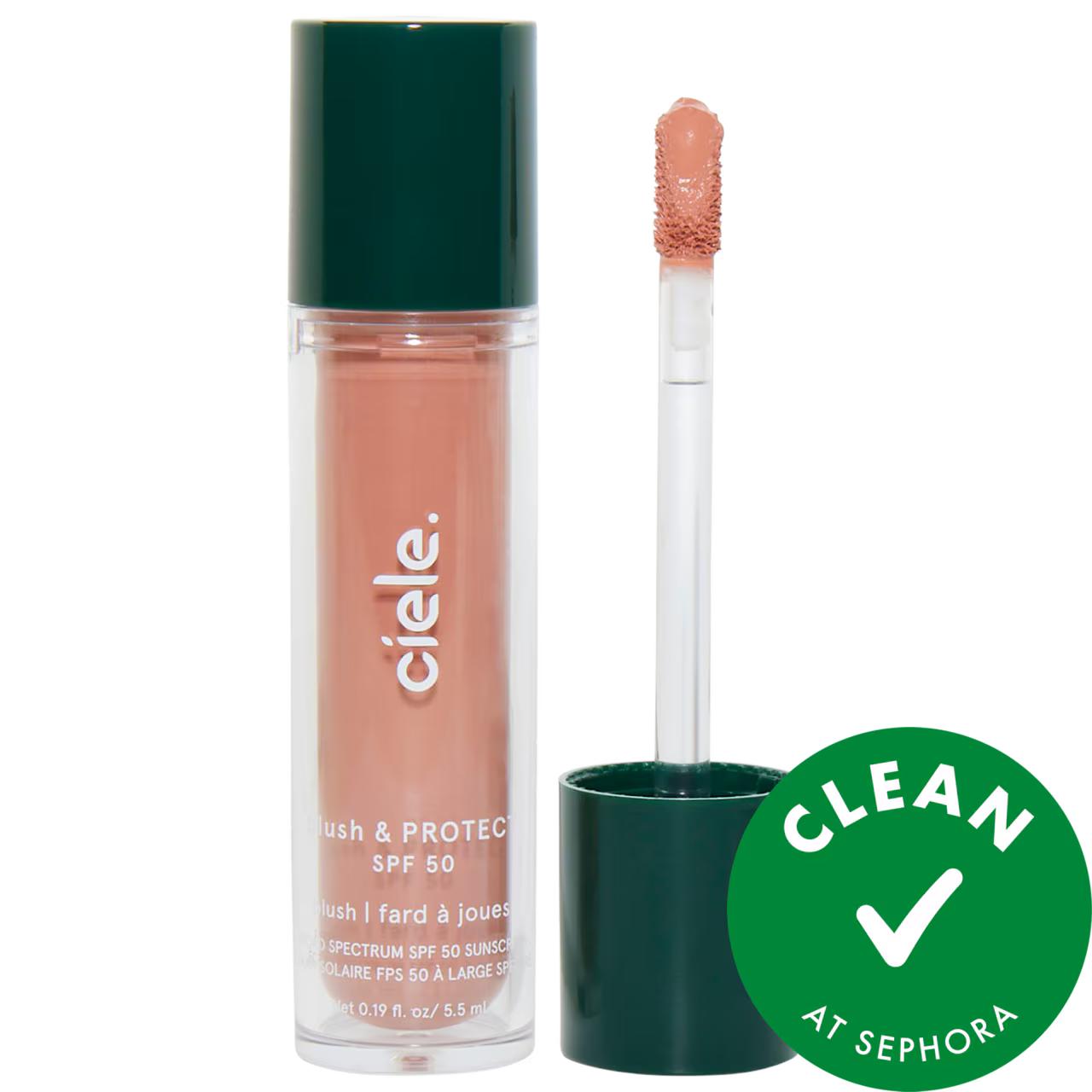 blush &amp; PROTECT - SPF 50+ Liquid Blush for Cheeks - Vegan, Cruelty-Free, Hydrating Formula SPF 50+ Liquid Blush - Vegan &amp; Cruelty-Free | blush &amp; PROTECT Liquid Blush, SPF 50+, Vegan Cosmetics, Cruelty-Free Beauty Products, Antioxidant Skincare, Hydrating Makeup, Cheek Makeup, Natural Beauty Products, Eco-Friendly Packaging, Sustainable Cosmetics, Clean Beauty, Sephora Clean at Sephora, Gluten-Free Cosmetics, Recyclable Packaging, Skin Health, Sun Protection, Beauty for Health-Conscious Consumers