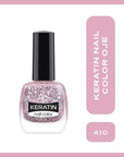Golden Rose Keratin Glitter Nail Polish No: 410 - 10.2ml