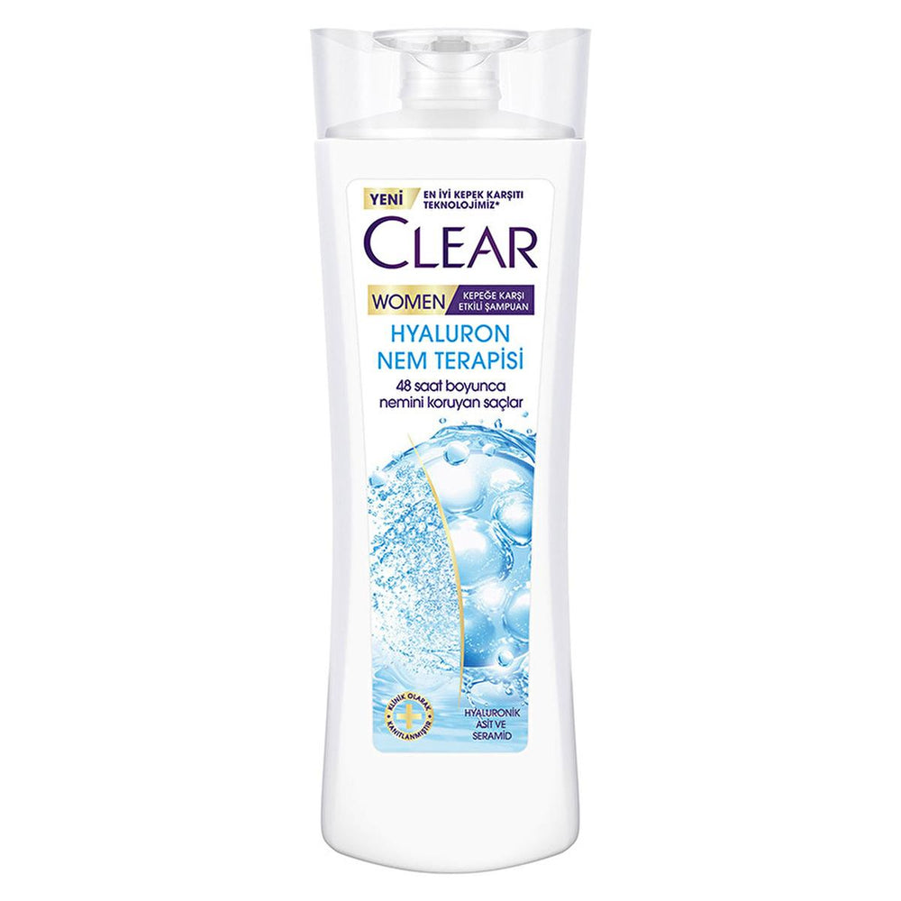 Clear Women Hyaluron Moisture Therapy Anti-Dandruff Shampoo - 48H Hydration, Dry Scalp Treatment, Volumizing Clear Women Hyaluron Shampoo: Hydrate Scalp, Anti-Dandruff anti-dandruff shampoo, moisturizing shampoo, hyaluronic acid shampoo, dry scalp treatment, volumizing shampoo, hair hydration, dandruff control, itchy scalp relief, shampoo for dry hair, clear women shampoo, shampoo, hair care, dry hair, dandruff, itchy scalp, hair volume, hydration, hyaluronic acid, ceramide, moisture-lock technology, 48-hou