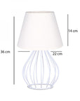 Homing Modern Cream-Colored Metal Table Lamp with E27 Socket - Energy Efficient LED Lighting for Home Decor Homing Cream Table Lamp - Modern LED Lighting cream-colored table lamp, metal-bodied lamp, E27 socket lamp, LED lamp, modern home decor lamp, energy efficient lighting, home decor, table lamps, modern lamps, LED lighting, interior design, home lighting, contemporary decor