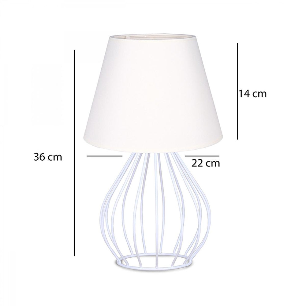 Homing Modern Cream-Colored Metal Table Lamp with E27 Socket - Energy Efficient LED Lighting for Home Decor Homing Cream Table Lamp - Modern LED Lighting cream-colored table lamp, metal-bodied lamp, E27 socket lamp, LED lamp, modern home decor lamp, energy efficient lighting, home decor, table lamps, modern lamps, LED lighting, interior design, home lighting, contemporary decor