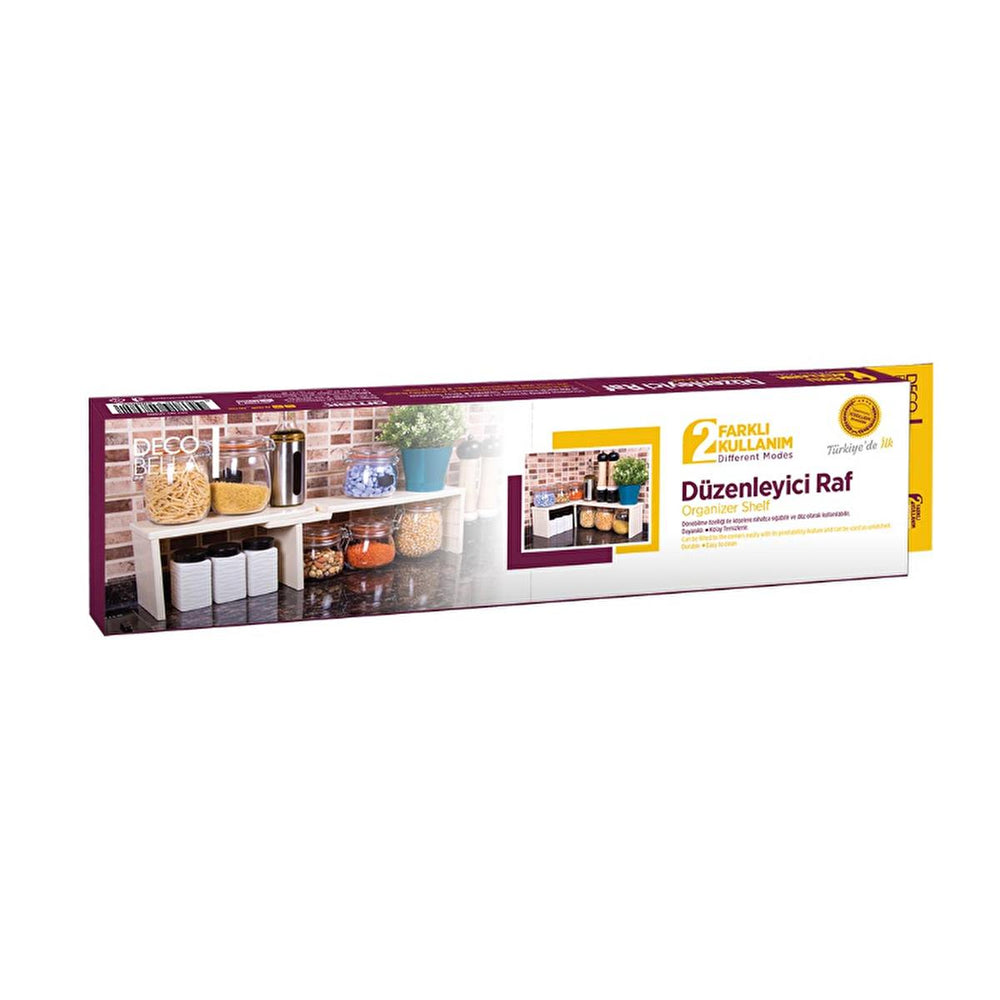 Decobella Adjustable Shelf Organizer - Rotating Storage Solution for Home Organization - view 5