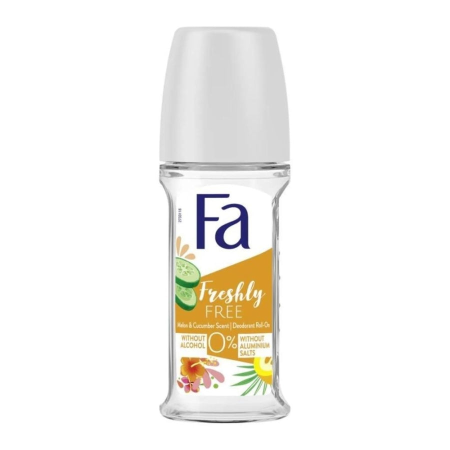 Fa Freshly Free Cucumber & Melon Deodorant Roll-On 50ml