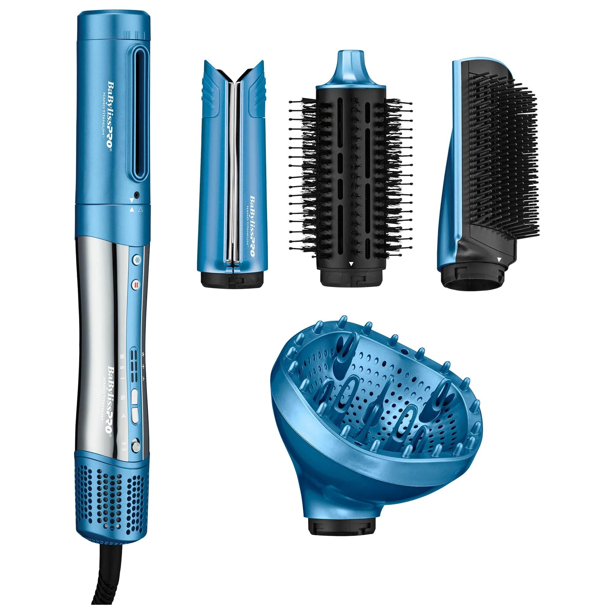 Nano Titanium StyleSwitch: Ionic Multi-Styler &amp; Hair Dryer - No Heat Damage, Dual Voltage, Travel-Friendly Hair Styling Tool Nano Titanium Ionic Multi-Styler: Dry &amp; Style, No Heat Damage ionic multi-styler, hair dryer, hair styler, dual voltage hair styler, travel hair dryer, hair styling tool, low heat hair styler, ionic hair dryer for travel, hair dryer with attachments, hair styling set, multi-styler, ionic dryer, travel styler, hair styling, frizz control, hair shine, hair care, dual voltage, travel hai