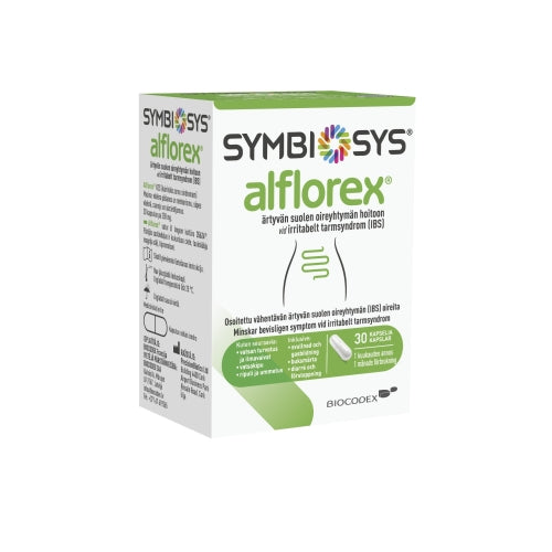 Symbiosys Alflorex Probiotic 30 Capsules box front