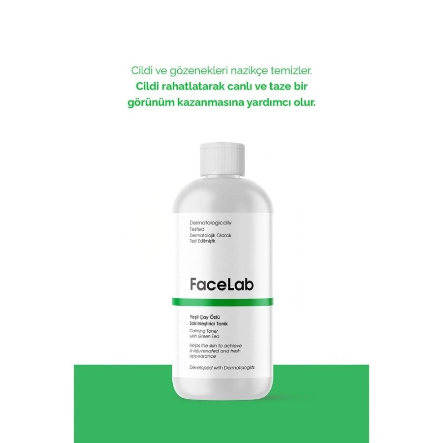 Facelab Green Tea Soothing Toner for Sensitive Skin 200ml